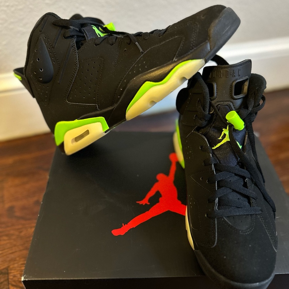 ⚡️✅MEN’S AIR JORDAN 6 ELECTRIC GREEN⚡️✅